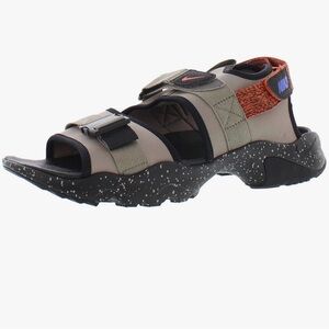 Nike Beige and Black Outdoor Sandals